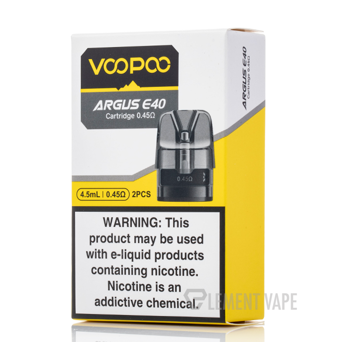 vape smoke side effects Voopoo Argus E40 Replacement Pods main image 0