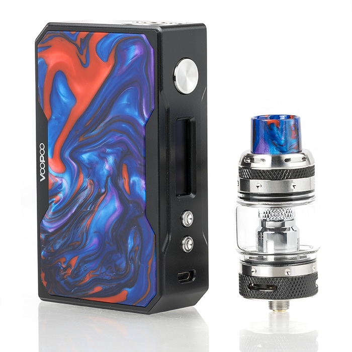 black voopoo drag resin VOOPOO BLACK DRAG 157W & UFORCE T1 Kit
