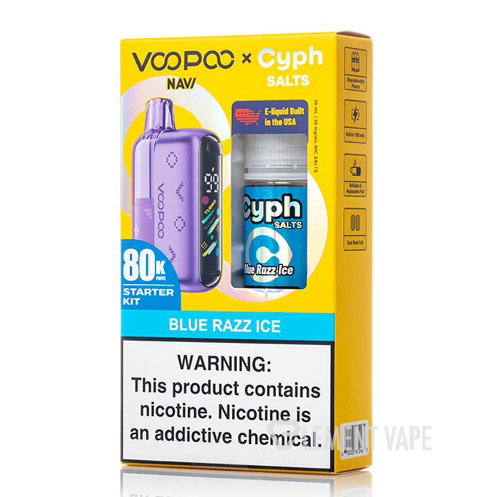 VOOPOO NAVI 50K Kit X Cyph Salts Bundle $22.99