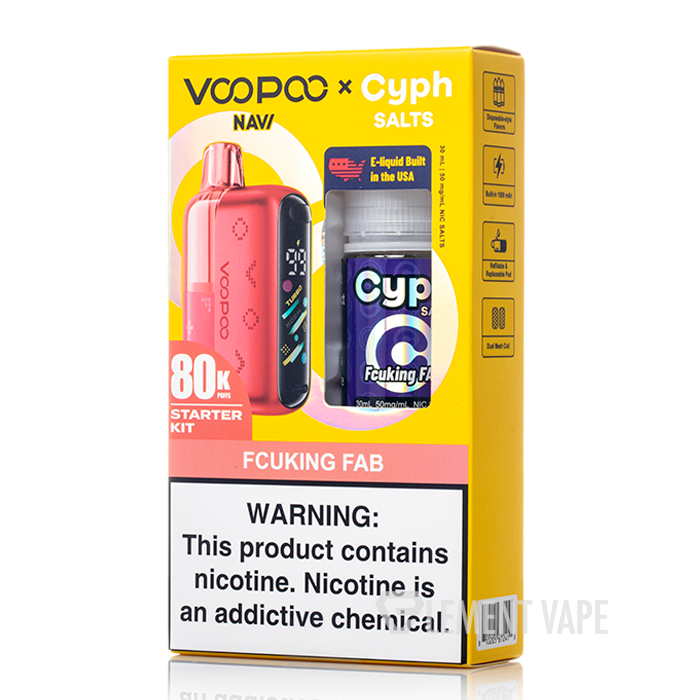 VOOPOO NAVI 50K Kit X Cyph Salts Bundle $22.99