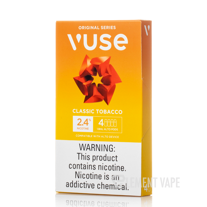 Vuse Alto Classic Tobacco Disposable Pods
