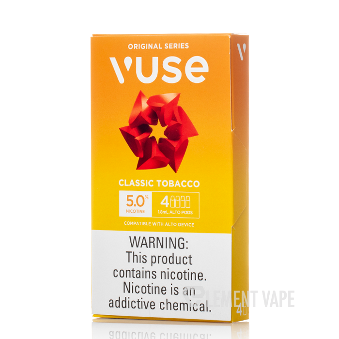 Vuse Alto Classic Tobacco Disposable Pods