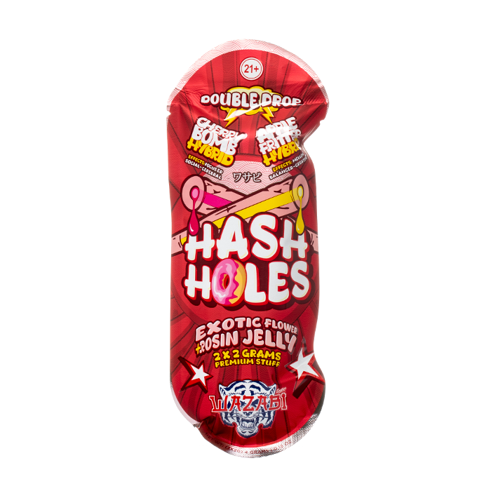 Wazabi Exotics Double Drop Hash Hole Prerolls 4G - $9.99 Wazabi Exotics Double Drop Hash Hole Prerolls 4G - $9.99