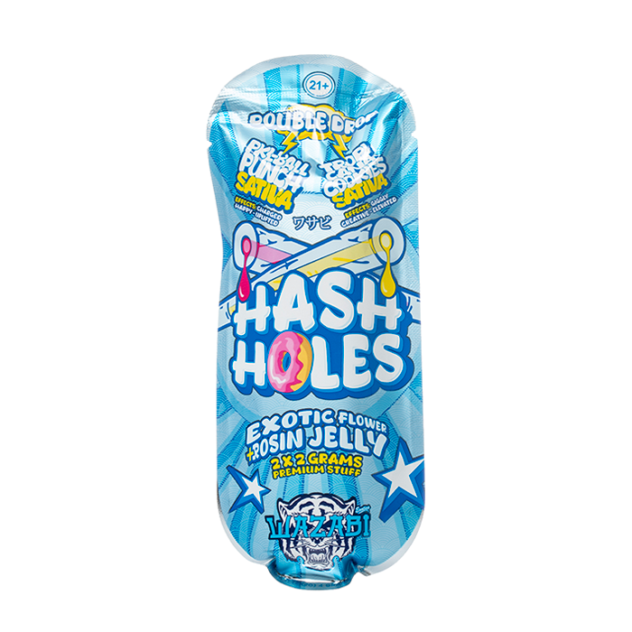 Wazabi Exotics Double Drop Hash Hole Prerolls 4G - $9.99