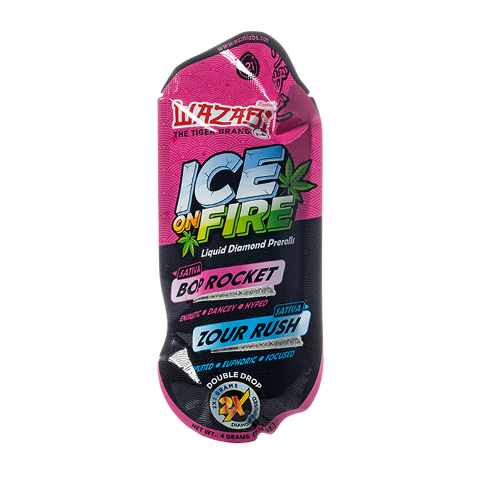 Wazabi Exotics Ice on Fire THCP Prerolls 4G - $11.97