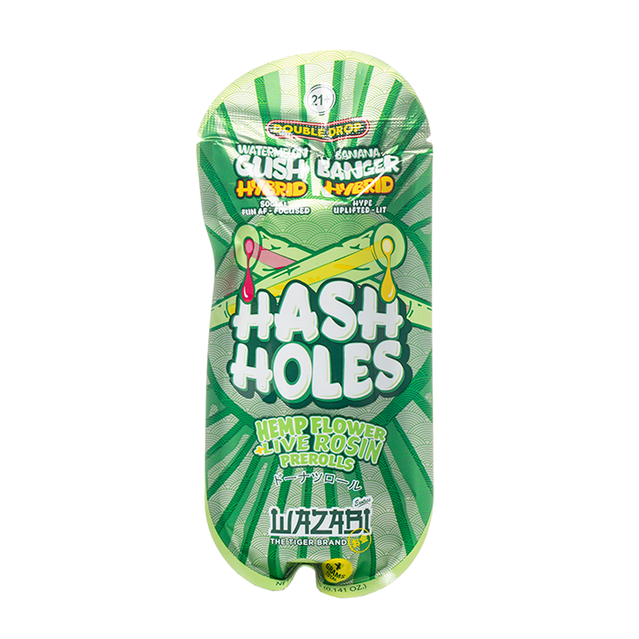 Wazabi Exotics THCP Hash Holes Prerolls 4G - $8.99