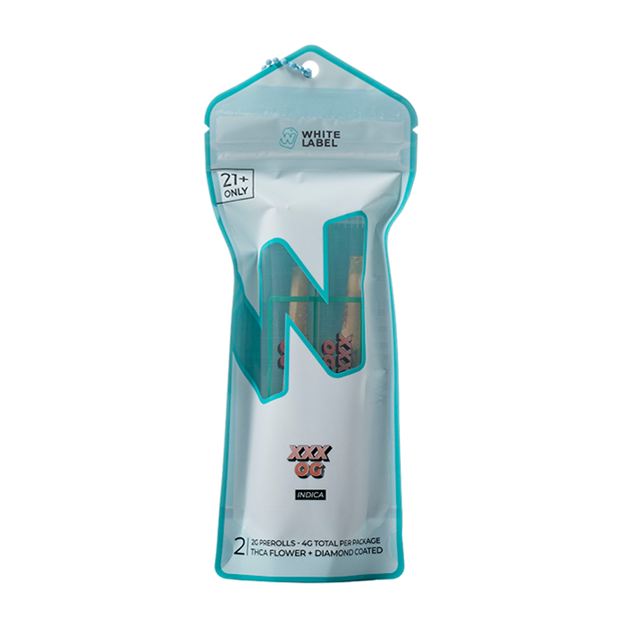 White Label THCA 2X2 Gram Pre Rollz 4G - $9.97