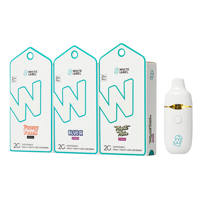 Pod - ホワイト 2個セット White Label V2 AIO Disposable 2G $15.99