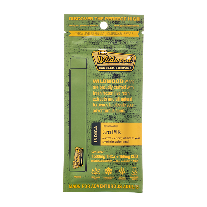 Wildwood THCA Live Resin Disposable 2G - $25.99 Wildwood THCA Live Resin Disposable 2G - $25.99