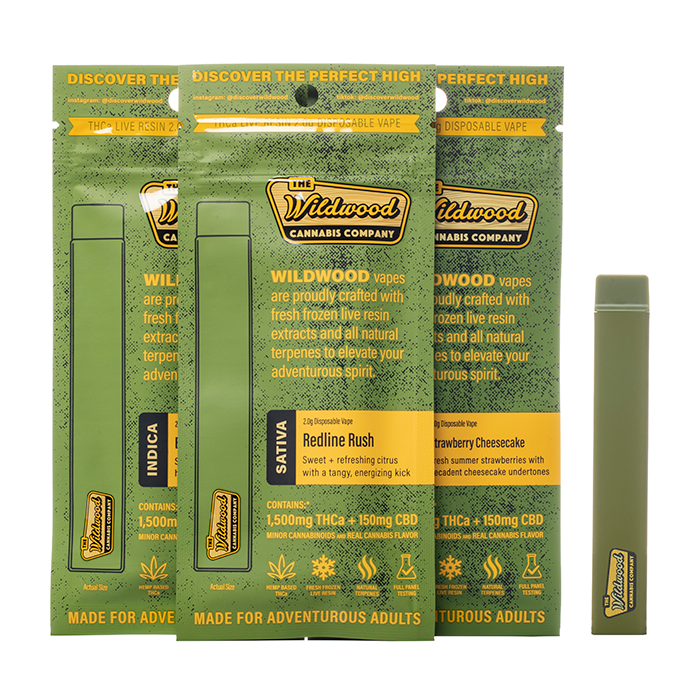Wildwood THCA Live Resin Disposable 2G - $25.99 Wildwood THCA Live Resin Disposable 2G - $25.99