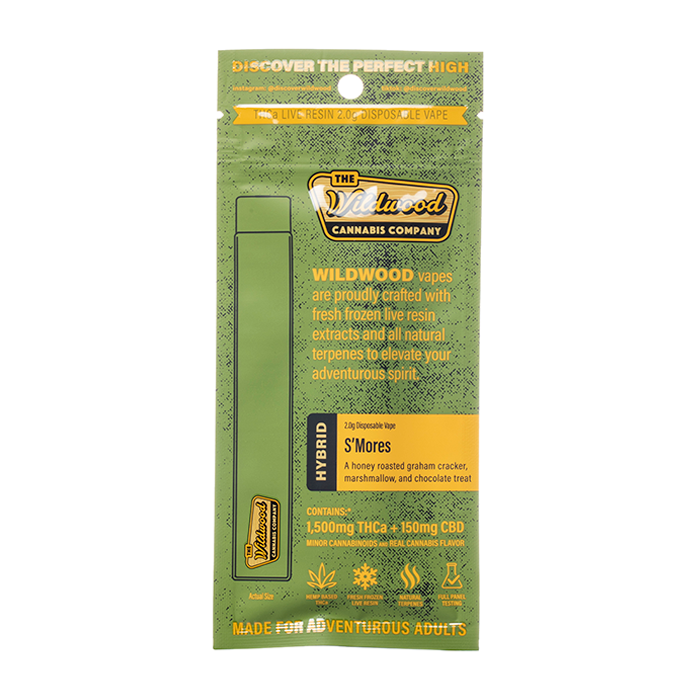 Wildwood THCA Live Resin Disposable 2G - $25.99