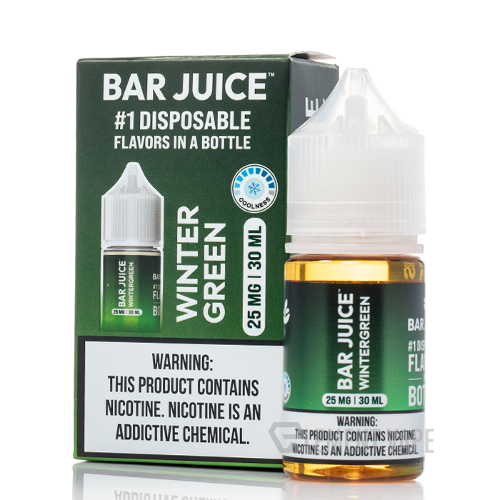 Wintergreen - Bar Juice Salts - 30mL