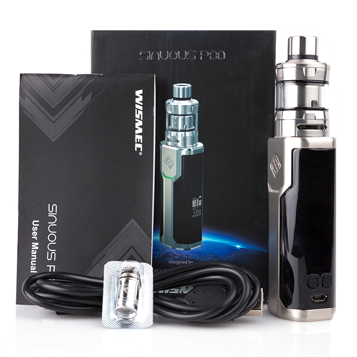 Wismec Sinuous P80 80W TC Starter Kit | Elabo Mini Sub-Ohm Tank