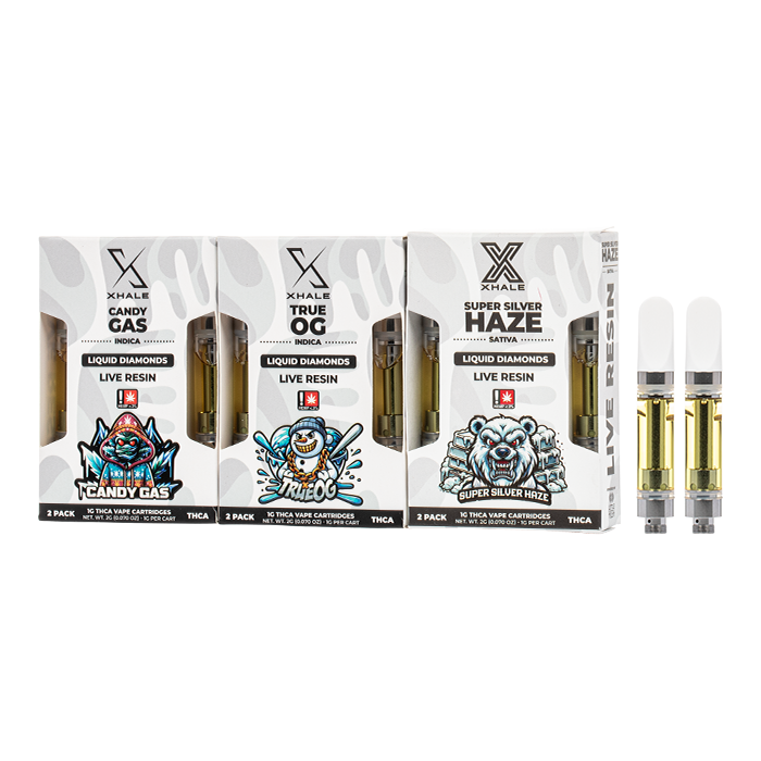 Xhale THCA Live Resin Cartridge 2G $17.99 Xhale THCA Live Resin Cartridge 2G $17.99