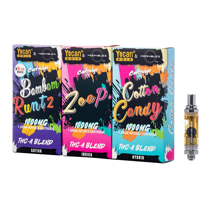 【美品】yozora kohaku Yocan Gold x Moon Buzz THCA Blend Cartridge 1G $9.99