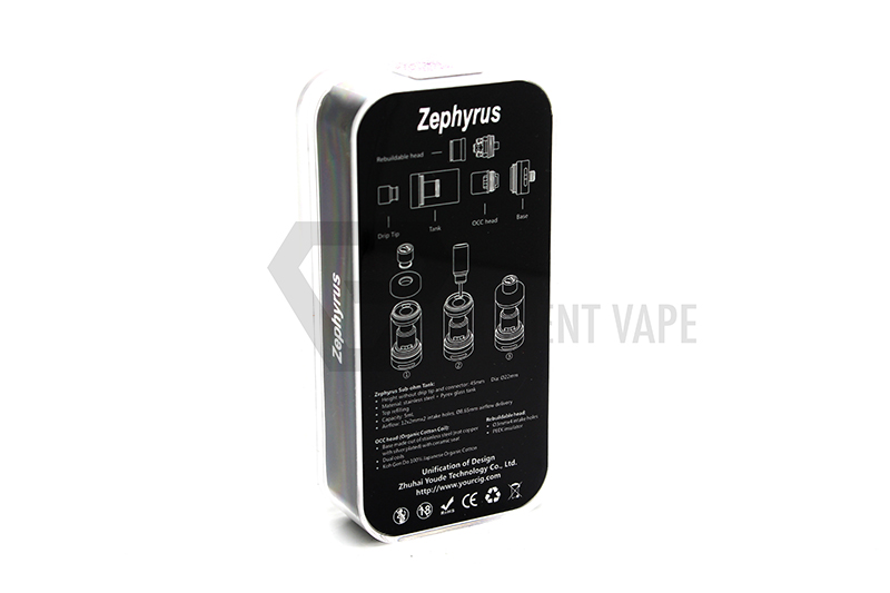 Zephyrus Sub-Ohm Tank by Youde