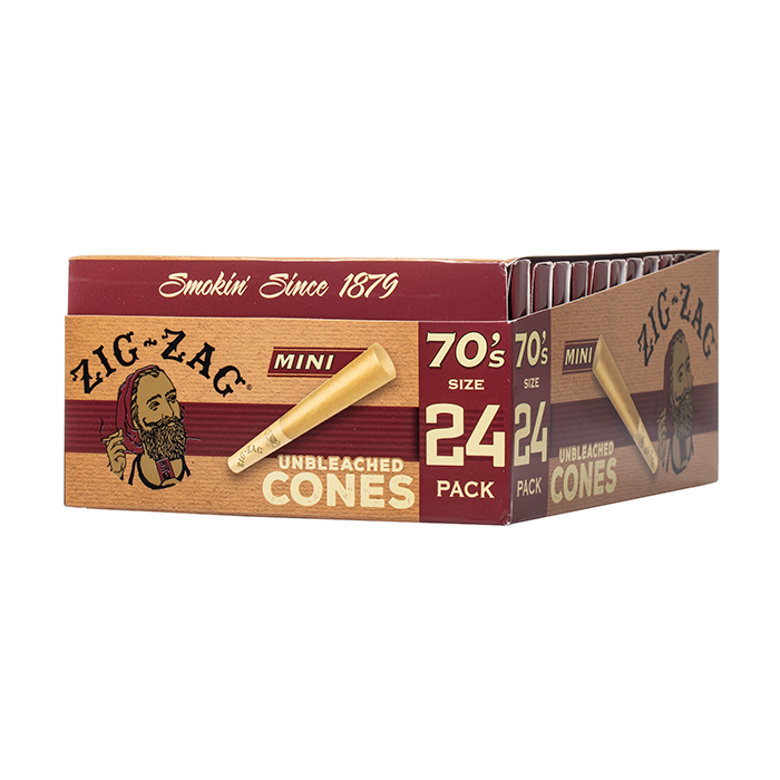 ZIG ZAG 70's Mini Cones - 288ct Box $43.99