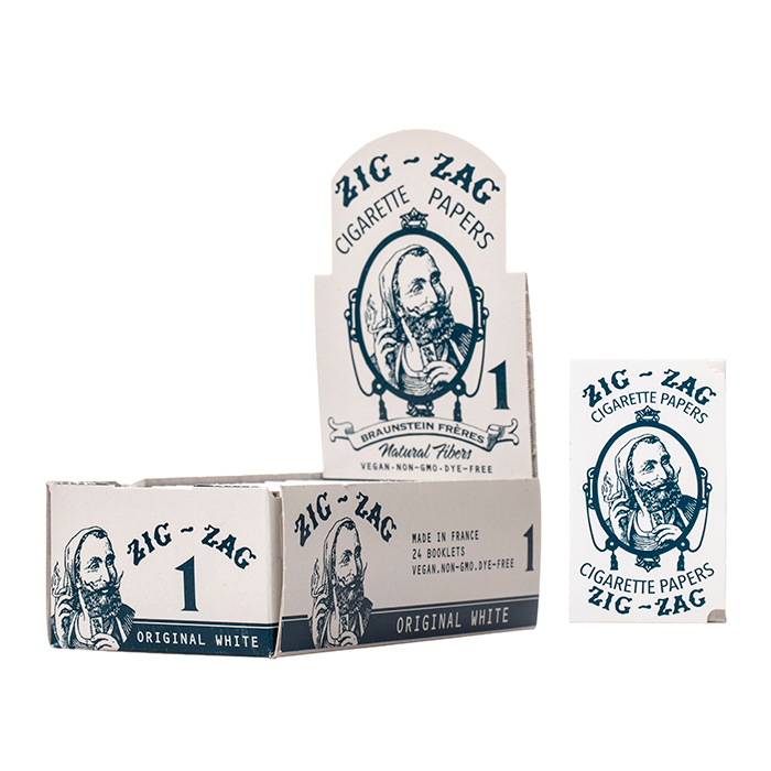 Zig Zag Vintage Single Wide Rolling Papers - 768ct Box - $39.99