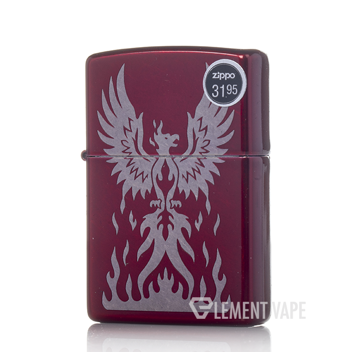 Zippo Phoenix Rising Design Red Lighter - 47140 - $31.99