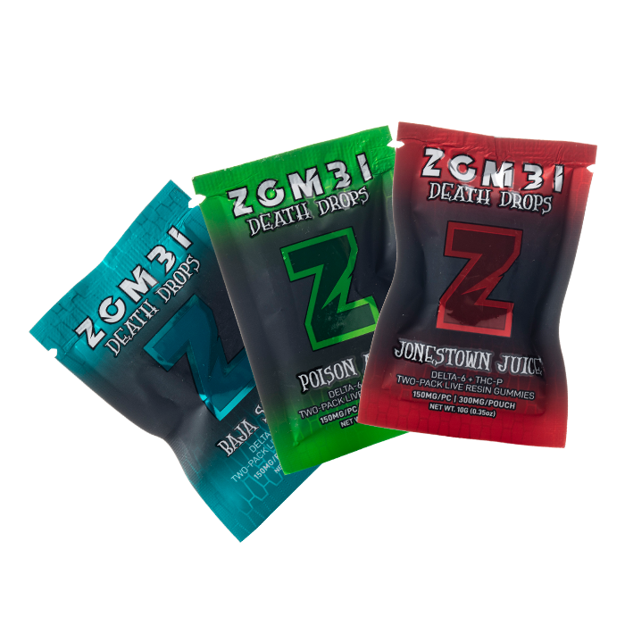 Zombi Death Drops Gummies 300mg $2.99
