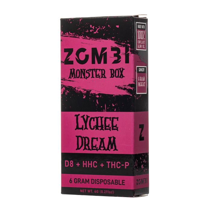 Zombi Monster Box D8 + HHC + THC-P Disposable 6G $19.99