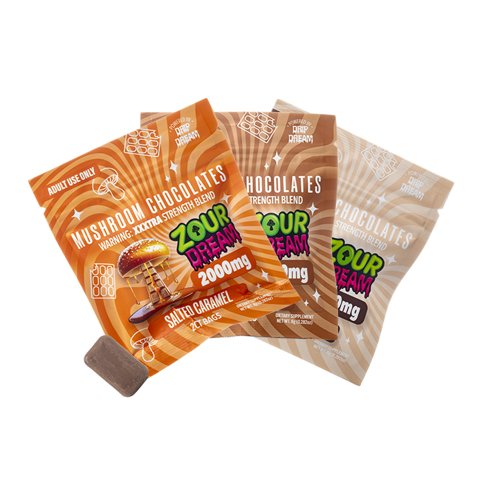 Zour Dream XXXTRA Strength Mushroom Chocolates 2000mg - $7.99