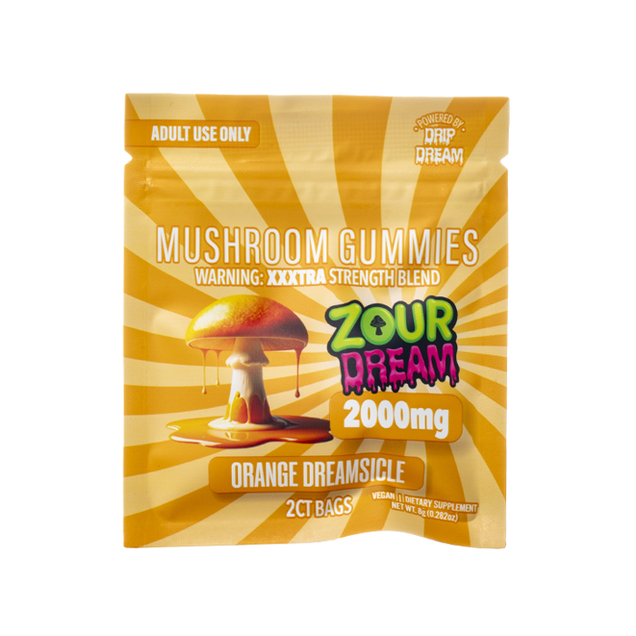Zour Dream XXXTRA Strength Mushroom Gummies 2000mg - $6.99