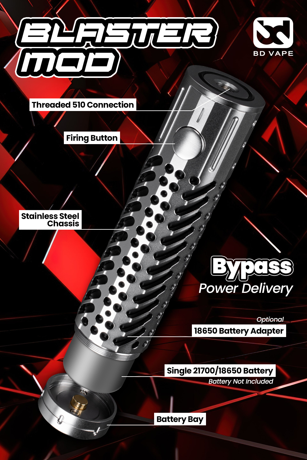 elfbar elfa master akku BD Vape Blaster Mod $44.99