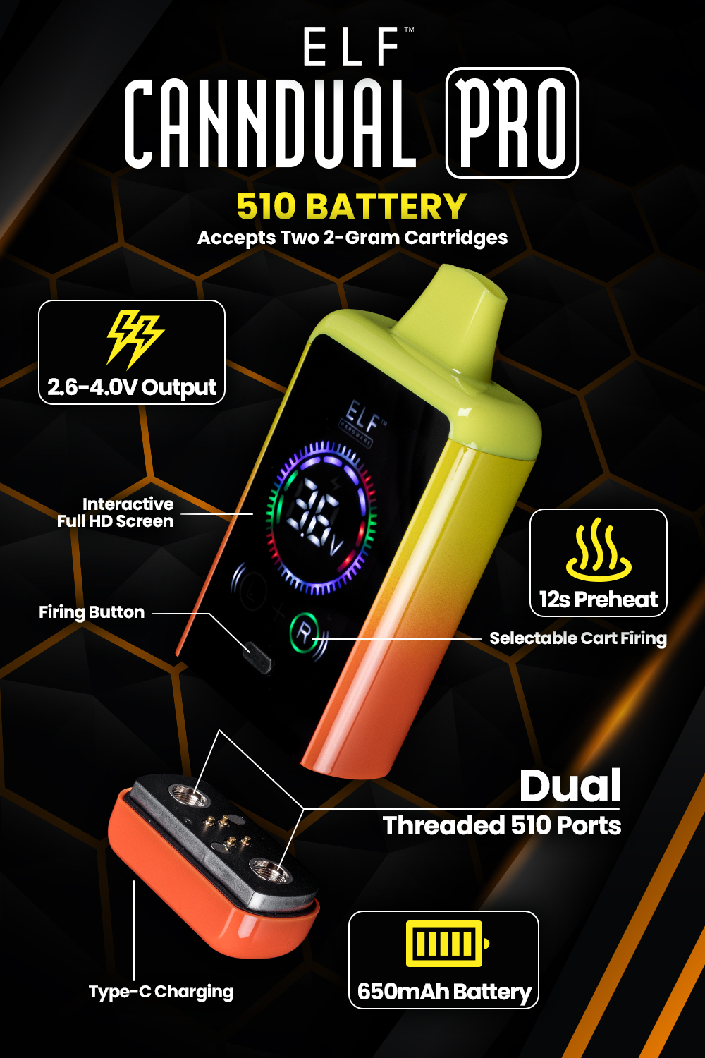 ELF Hardware Canndual PRO 510 Battery - $22.99