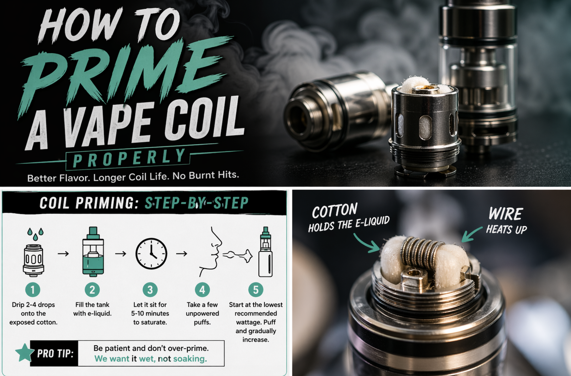 priming a vape coil How To Prime Your Coils and Why You Need to Do It main image 0