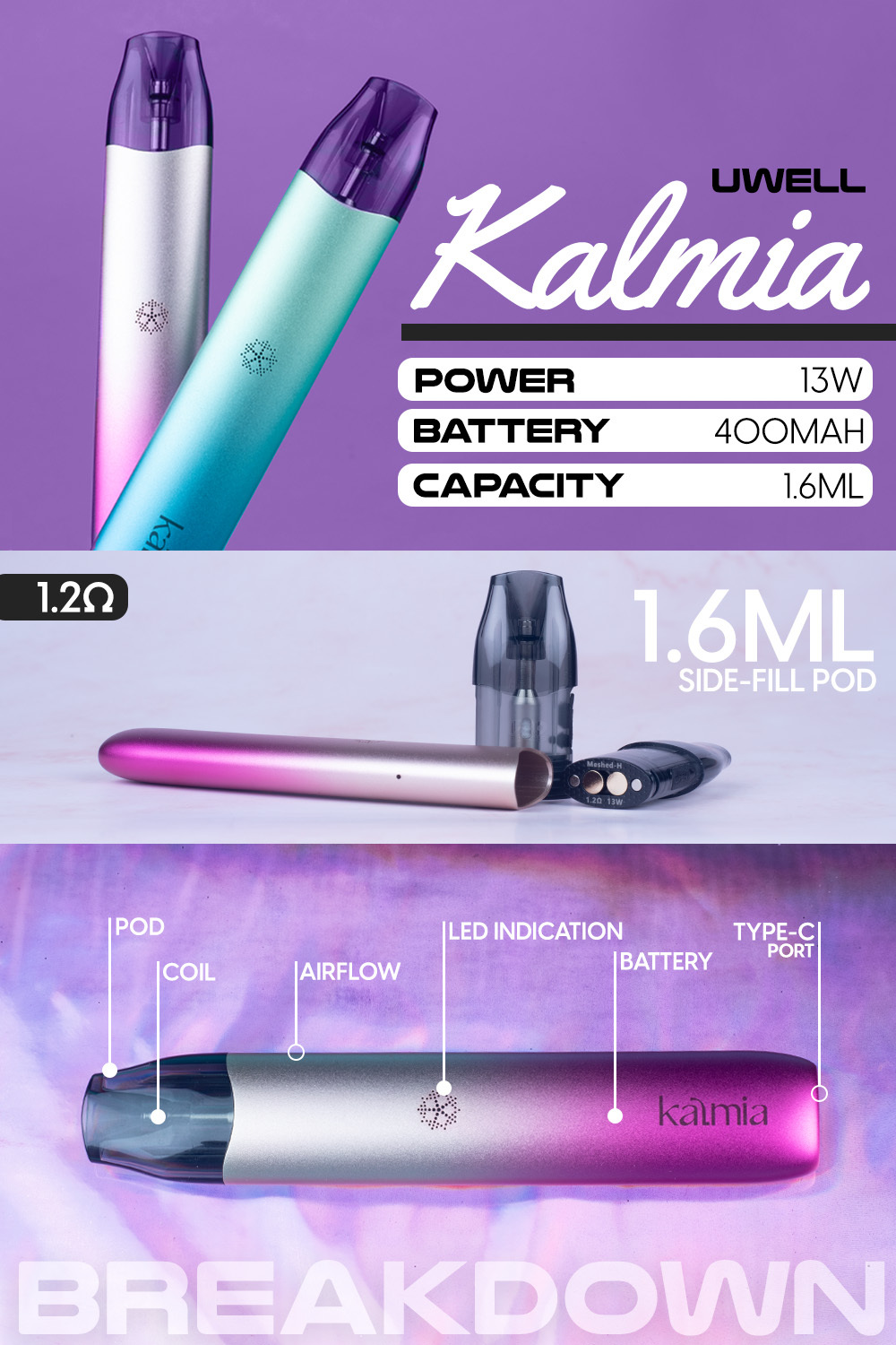 Uwell Kalmia 13W Pod System