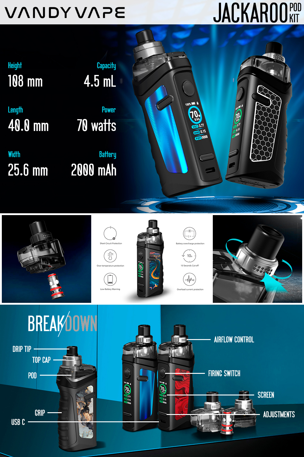 zero nicotine foger vape Foger Vape Switch Pro Kit: 30K Puffs & Exciting Flavors