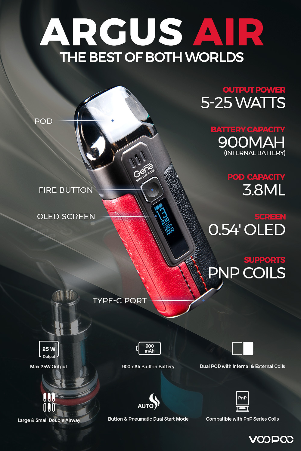 voopoo argus air pod Voopoo ARGUS AIR 25W Pod System